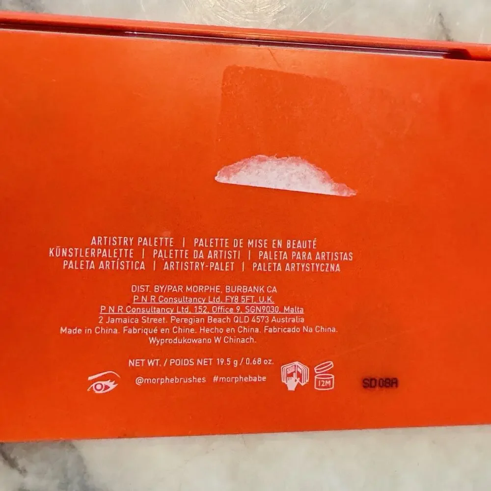 NEW MORPHE Eyeshadow PALETTE 18S Sunset‎ Beats Warm Matte Shimmer Sparkle Golden